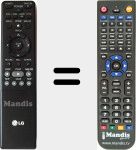 Télécommande pour remplacer AKB36160901