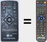 T&eacute;l&eacute;commande pour remplacer COV30849817