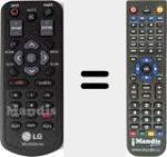 Télécommande pour remplacer MKJ50025104
