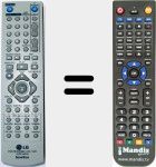 T&eacute;l&eacute;commande pour remplacer AKB31238706