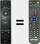 Télécommande pour remplacer AKB71981501