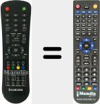 Télécommande pour remplacer LT154-110DB2