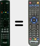 T&eacute;l&eacute;commande pour remplacer LT200 DVD