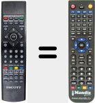 Télécommande pour remplacer REMCON792