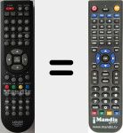 T&eacute;l&eacute;commande pour remplacer TLXR2215