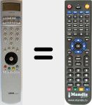 Télécommande pour remplacer CONTROL10 (87000071)