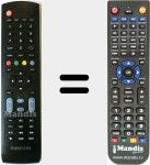 T&eacute;l&eacute;commande pour remplacer LED2801