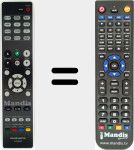 Télécommande pour remplacer RC028SR (30701021600AS)