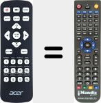 Télécommande pour remplacer MC.JPQ11.003