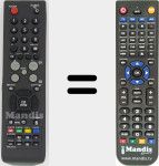 T&eacute;l&eacute;commande pour remplacer MI-BN5900531A