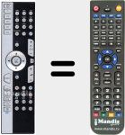 T&eacute;l&eacute;commande pour remplacer MSN40023399