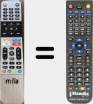Télécommande pour remplacer MT39S02