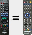 Télécommande pour remplacer N2QAYB000124