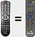 T&eacute;l&eacute;commande pour remplacer REMCON1406