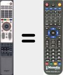 Télécommande pour remplacer NR210