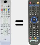 Télécommande pour remplacer RC4800 (23184528)