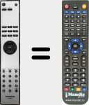 T&eacute;l&eacute;commande pour remplacer RC-822C