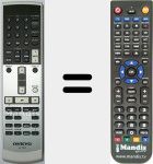 Télécommande pour remplacer RC748S (24140748)