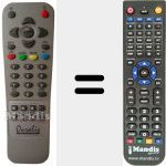 T&eacute;l&eacute;commande pour remplacer OURALIS EVOLUTION 3