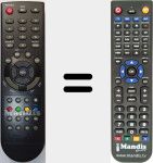 T&eacute;l&eacute;commande pour remplacer 810300002