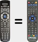 Télécommande pour remplacer RC-390M (24140390B)