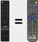 T&eacute;l&eacute;commande pour remplacer 076D0UE071