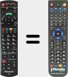 Télécommande pour remplacer N2QAYB000717