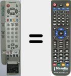 Télécommande pour remplacer EUR511264