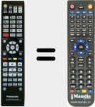 Télécommande pour remplacer N2QAYA000086