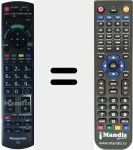 Télécommande pour remplacer N2QAYB000672