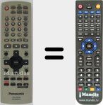 T&eacute;l&eacute;commande pour remplacer N2QAJB000147