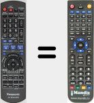 Télécommande pour remplacer N2QAKB000069