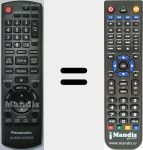 T&eacute;l&eacute;commande pour remplacer N2QAYB000384