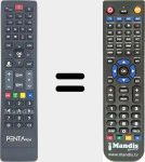 Télécommande pour remplacer PF-LED32