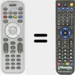 Télécommande pour remplacer RC 1553801 / 01 (312814715821)