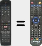 Télécommande pour remplacer YKF423-003 (996597002994)
