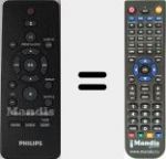 Télécommande pour remplacer 996510059503