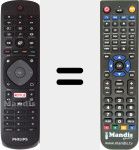 Télécommande pour remplacer YKF406-001 (996596001555)