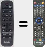 T&eacute;l&eacute;commande pour remplacer HY287C1762460 (996580006864)