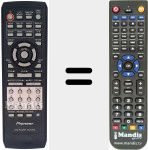 T&eacute;l&eacute;commande pour remplacer VXX2702