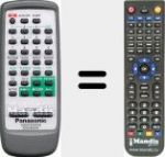 T&eacute;l&eacute;commande pour remplacer N2QAGB000004