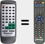 T&eacute;l&eacute;commande pour remplacer N2QAGB000006