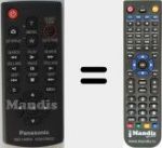 Télécommande pour remplacer N2QAEC000024