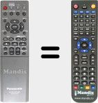 T&eacute;l&eacute;commande pour remplacer EUR7502X20