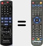 T&eacute;l&eacute;commande pour remplacer N2QAYB000456