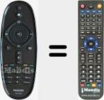 T&eacute;l&eacute;commande pour remplacer 242254990239