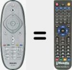 T&eacute;l&eacute;commande pour remplacer RC4499 (242254990246)