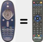 T&eacute;l&eacute;commande pour remplacer RC2683208/01 (313923821091)