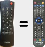 T&eacute;l&eacute;commande pour remplacer RC28242501 (313922883610)