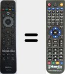 T&eacute;l&eacute;commande pour remplacer RC470701 (242254902314)